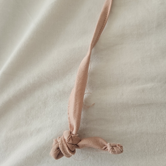 Nude Pink Wrap Dress - Picture 6 of 8